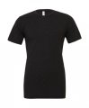Heren T-shirt Bella Triblend Crew Neck 3413 Charcoal-Black Triblend